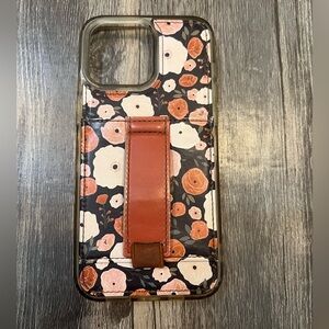 Walli iPhone 15 Pro Max Wallet Phone Case Mystic Meadow Print Vegan Leather